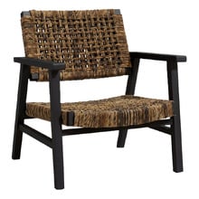 Rivers Mahogany Wood Armchair